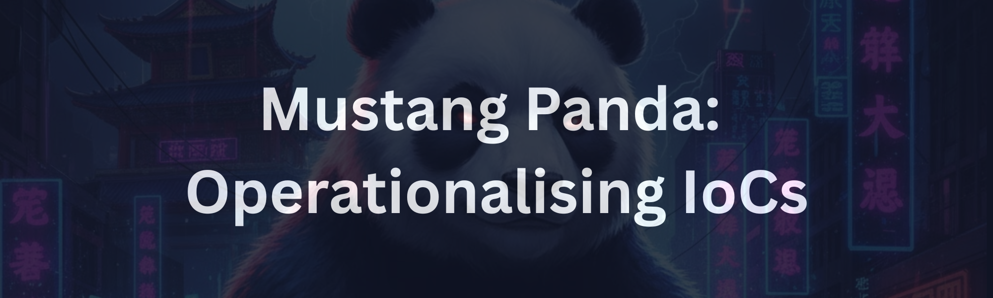 Mustang Panda Banner